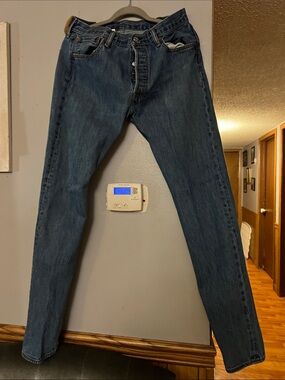 Levi's 501 Men's Indigo Straight Jeans